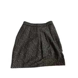 Ann Taylor Black and White Mini Skirt